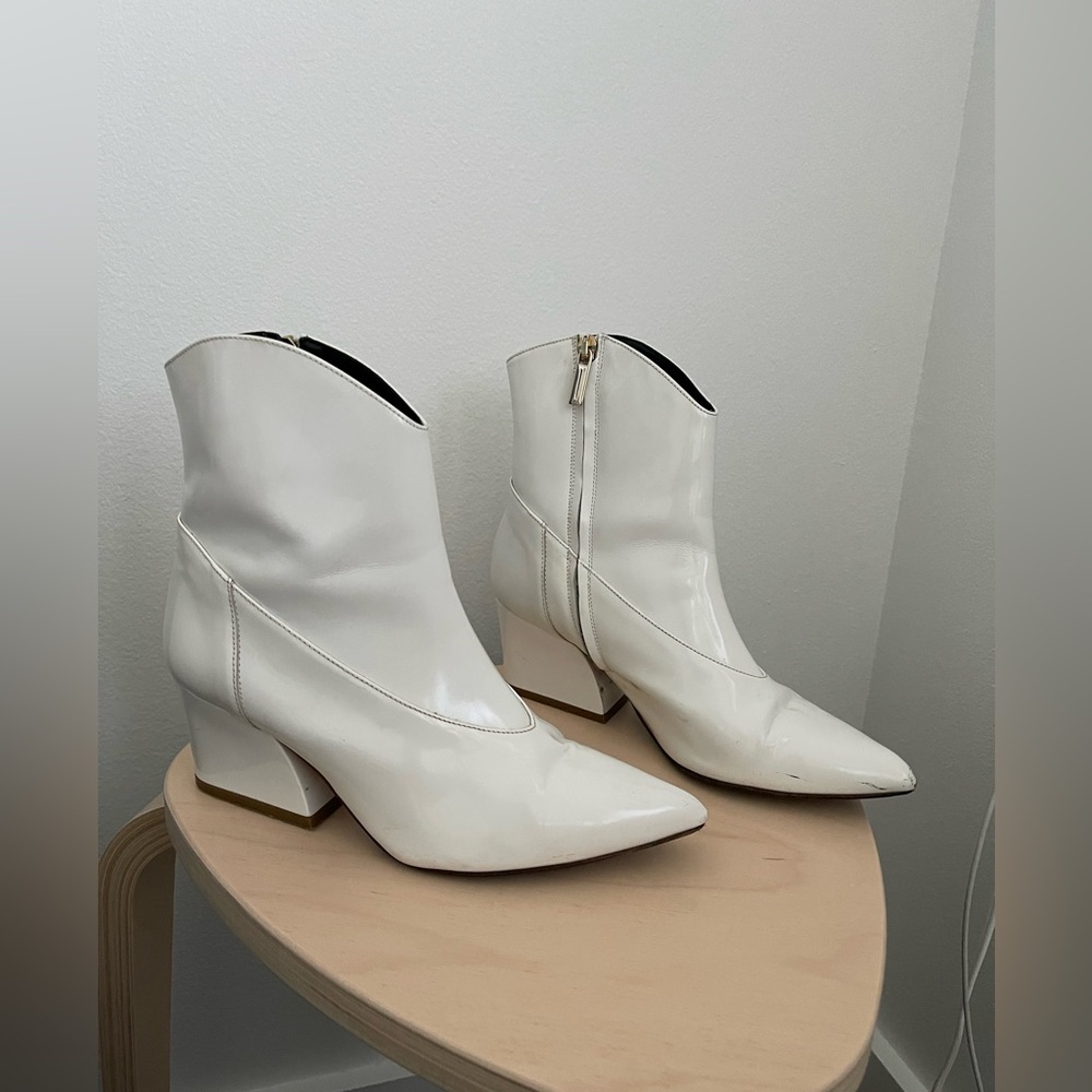 Tibi Dylan white  Boots Size 36,5 made in Italy
